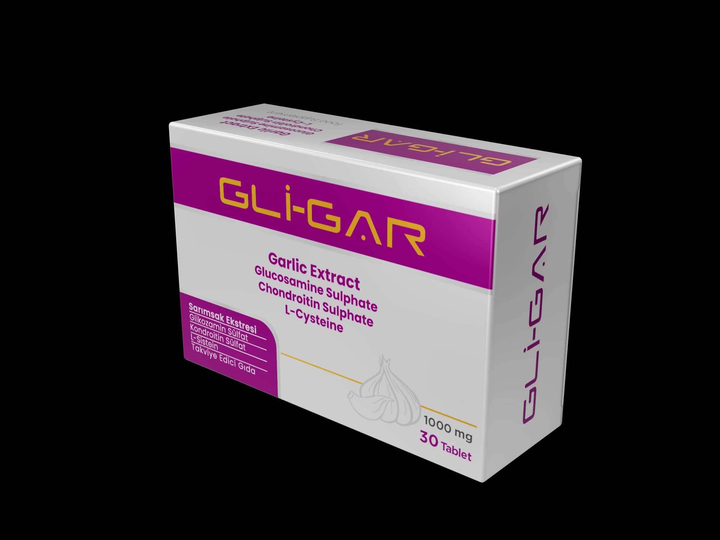 Gli-Gar Glukozamin Kondroitin Sarımsak Tablet